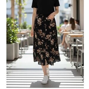 Vintage Floral midi skirt